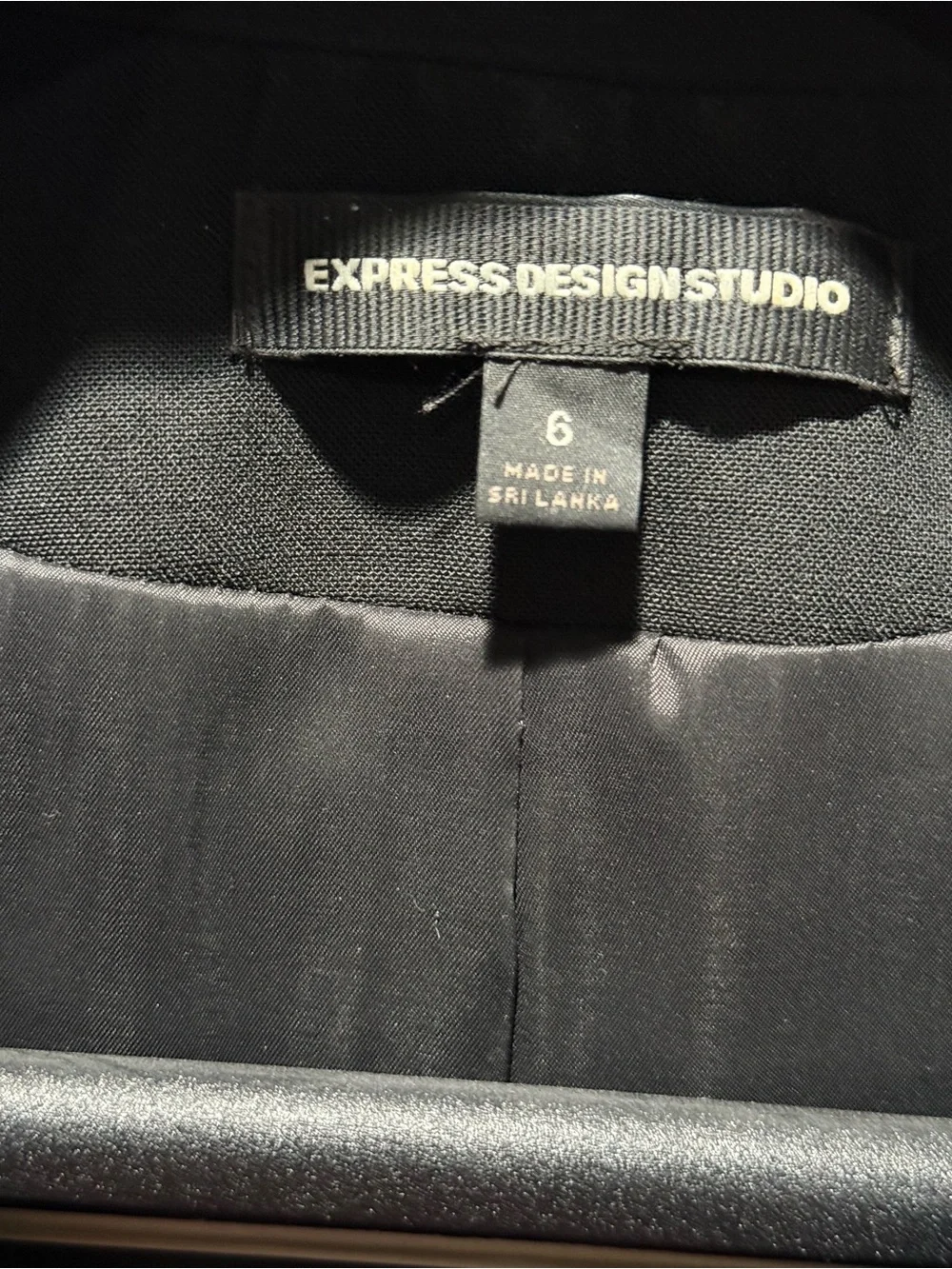 Express Black Women's Tailored Blazer - Single Button